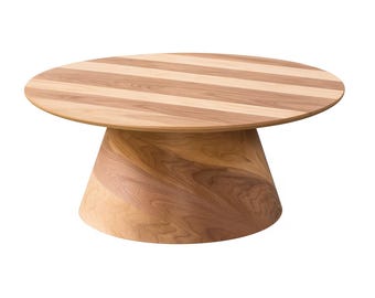 Handmade Walnut Coffee Table - Modern Wood Centerpiece