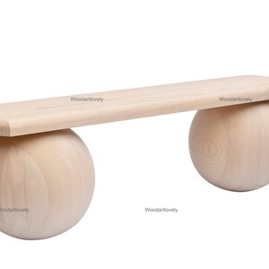 Sphere Bench, Wooden Bench, Entryway Bench, Entertainment Unit ...