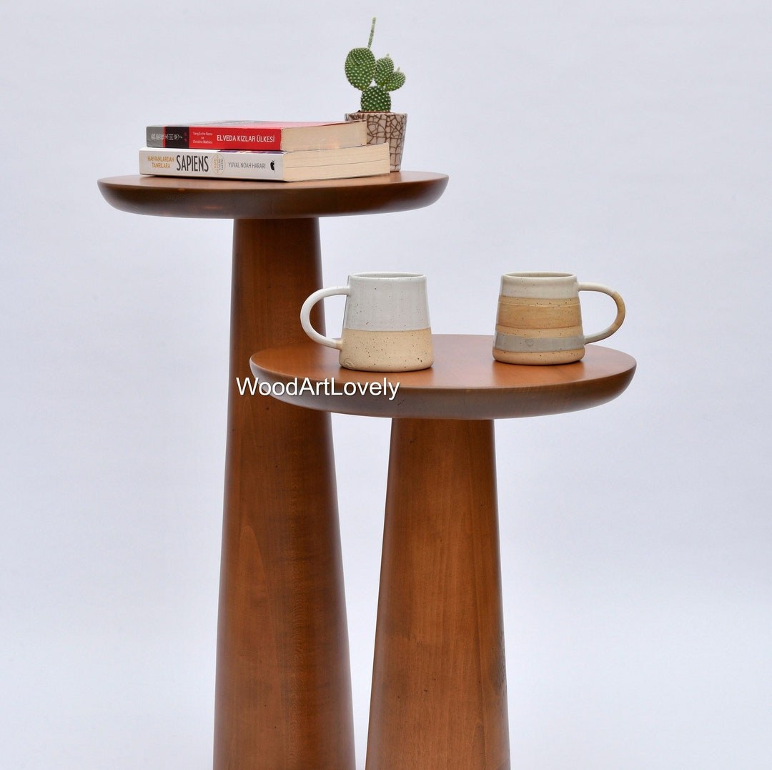 Mushroom Coffee Table, Side Table, Coffee Table, Nightstand, Plant