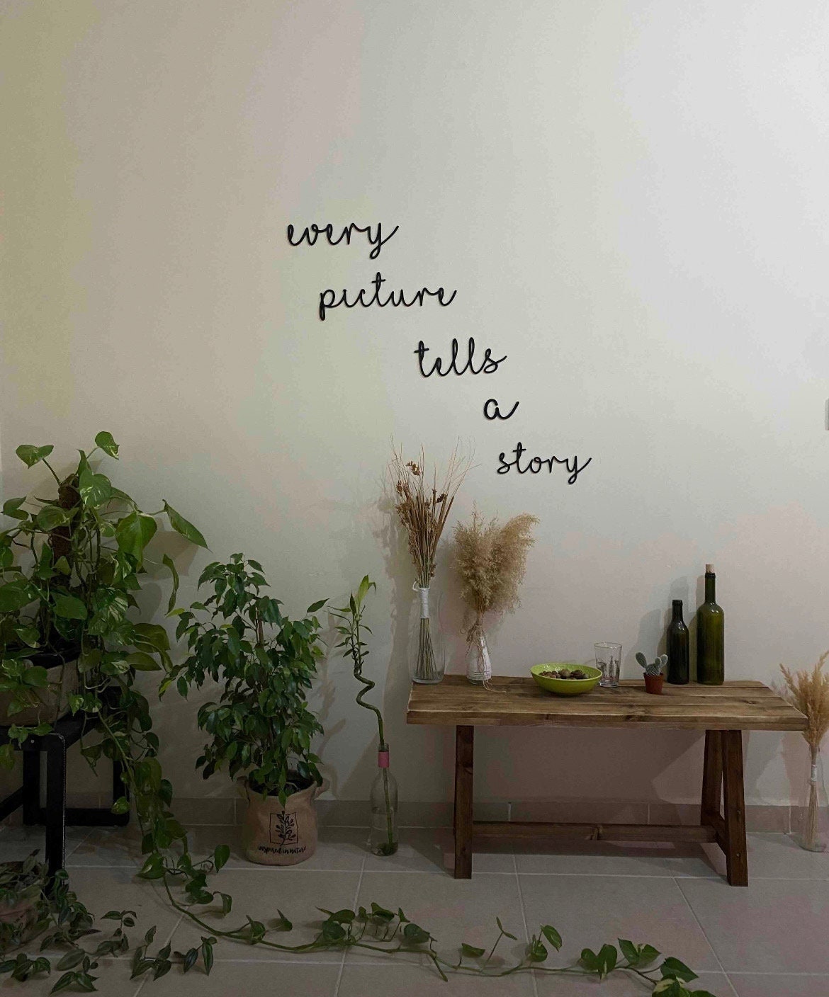 Everyday Holds The Possibility Of A Miracle Wall Art Wooden Bench Bench Balcony Bench Shoe Rack Kitchen Bench - Etsy Australia