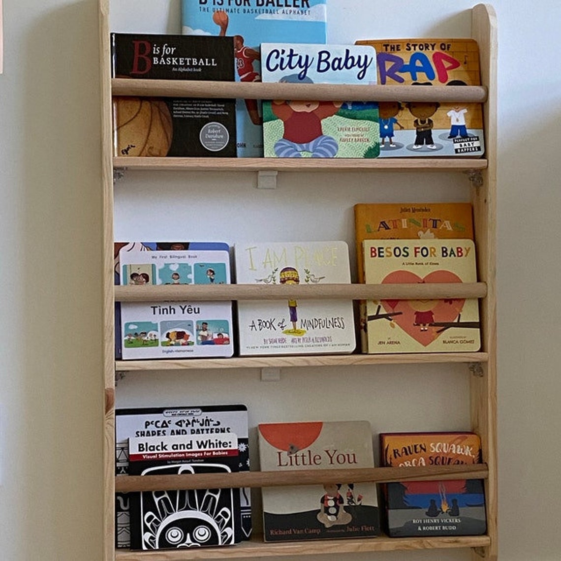 Montessori Bookcase Montessori Bookshelf Kids Room Bookcase Etsy
