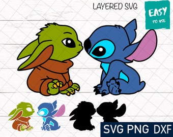 Download Stitch And Yoda Svg Etsy
