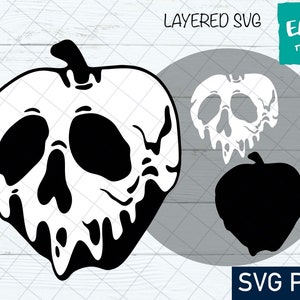 Veleno Apple SVG, Cricut svg, Clipart, Layered SVG, File per Cricut, Taglia file, Silhouette, T Shirt svg