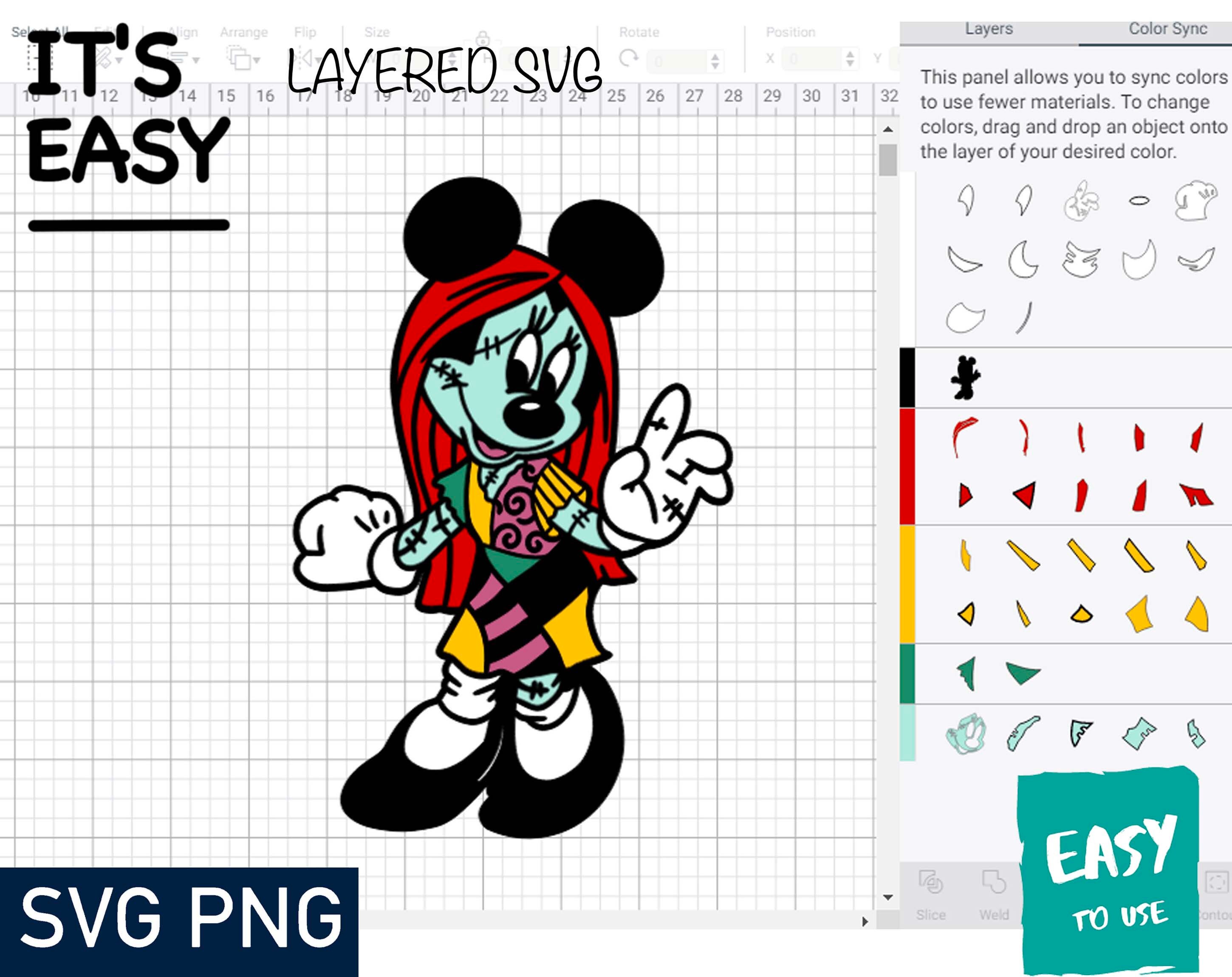 Sally SVG Cricut svg Clipart Layered SVG Files for Cricut | Etsy