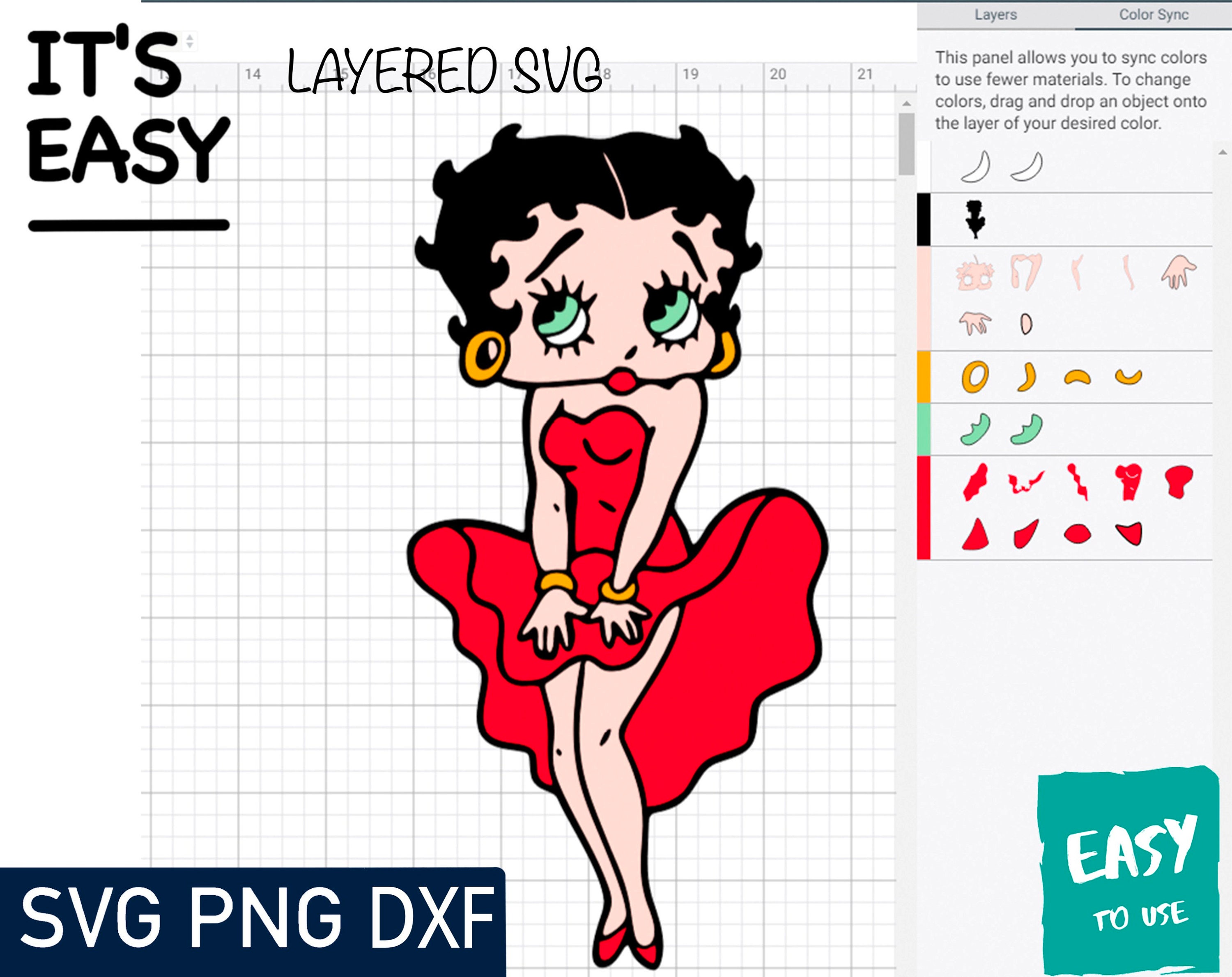 Girl SVG Cricut Svg Clipart Layered SVG King Files for | Etsy