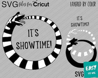 Sandworm Showtime SVG, Cricut svg, Clipart, Layered SVG, Files for Cricut, Cut files, Silhouette, T Shirt svg, Horror movie svg