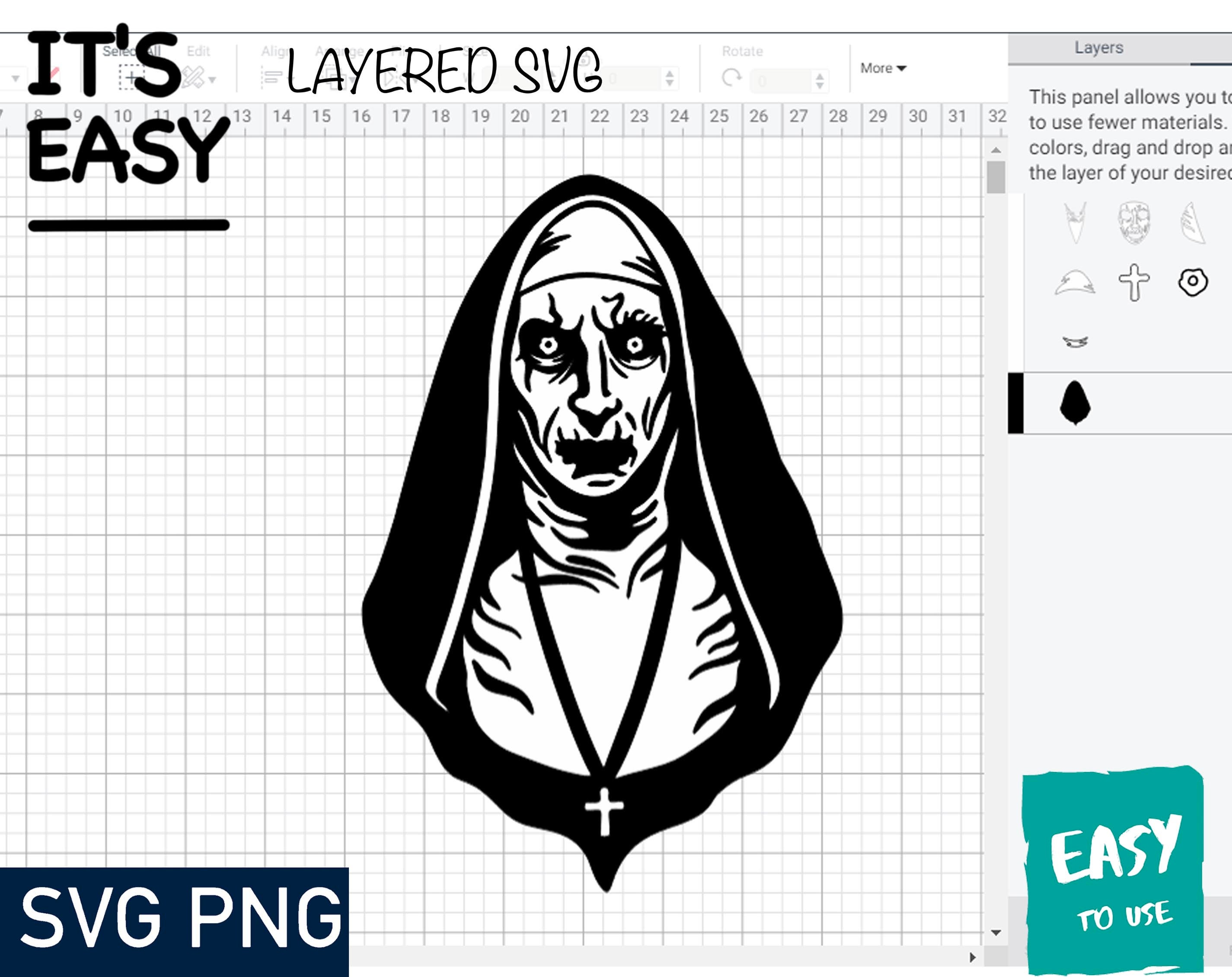 The Nun SVG Cricut Svg Clipart Layered SVG Files For Etsy the-nun-svg-cricut-svg-clipart-layered-svg-files-for-etsy