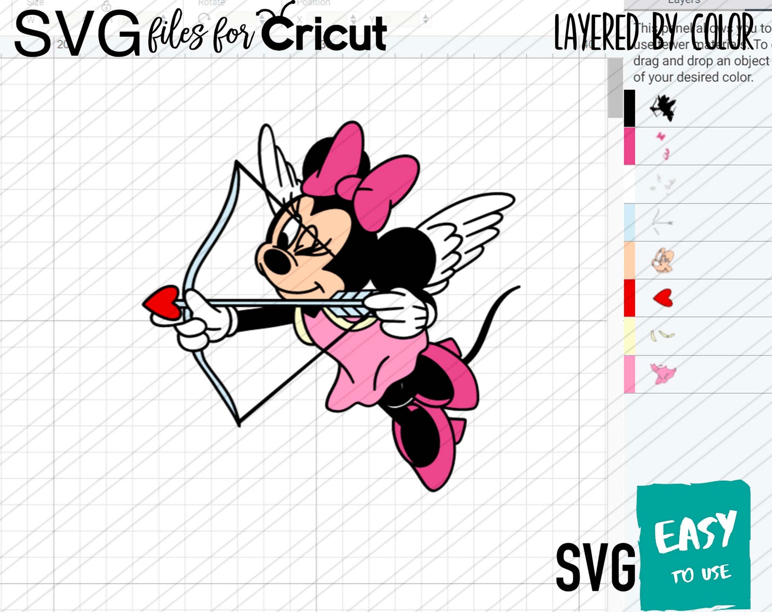 Cupid SVG Cricut Svg Clipart Layered SVG Files for Cricut - Etsy