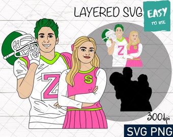 Zombies SVG, Cricut svg, Clipart, Layered SVG, Files for Cricut, Cut files, Silhouette, T Shirt svg png