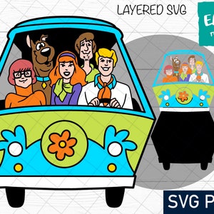 Bus with Friends SVG, Cricut svg, Clipart, Layered SVG, Files for Cricut, Cut files, Silhouette, T Shirt svg png, dog svg
