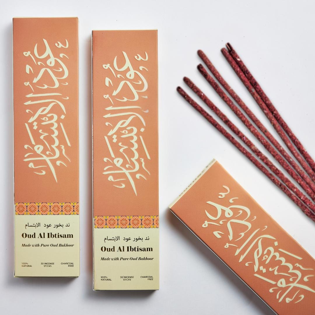 12 x Nandita Dehn Al Oudh Agarwood Incense Stick Packs