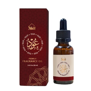 Oud Fragrance Oil by Dukhni | 30ml Arabian Oud Oil for Diffuser & Humidifier | Relaxing Oudh Aromatherapy | Long-Lasting Scent