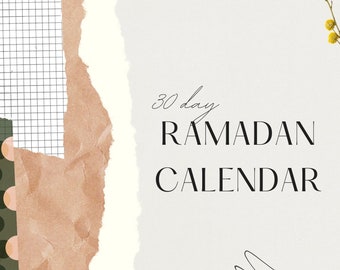 Ramadan Calendar for Adults