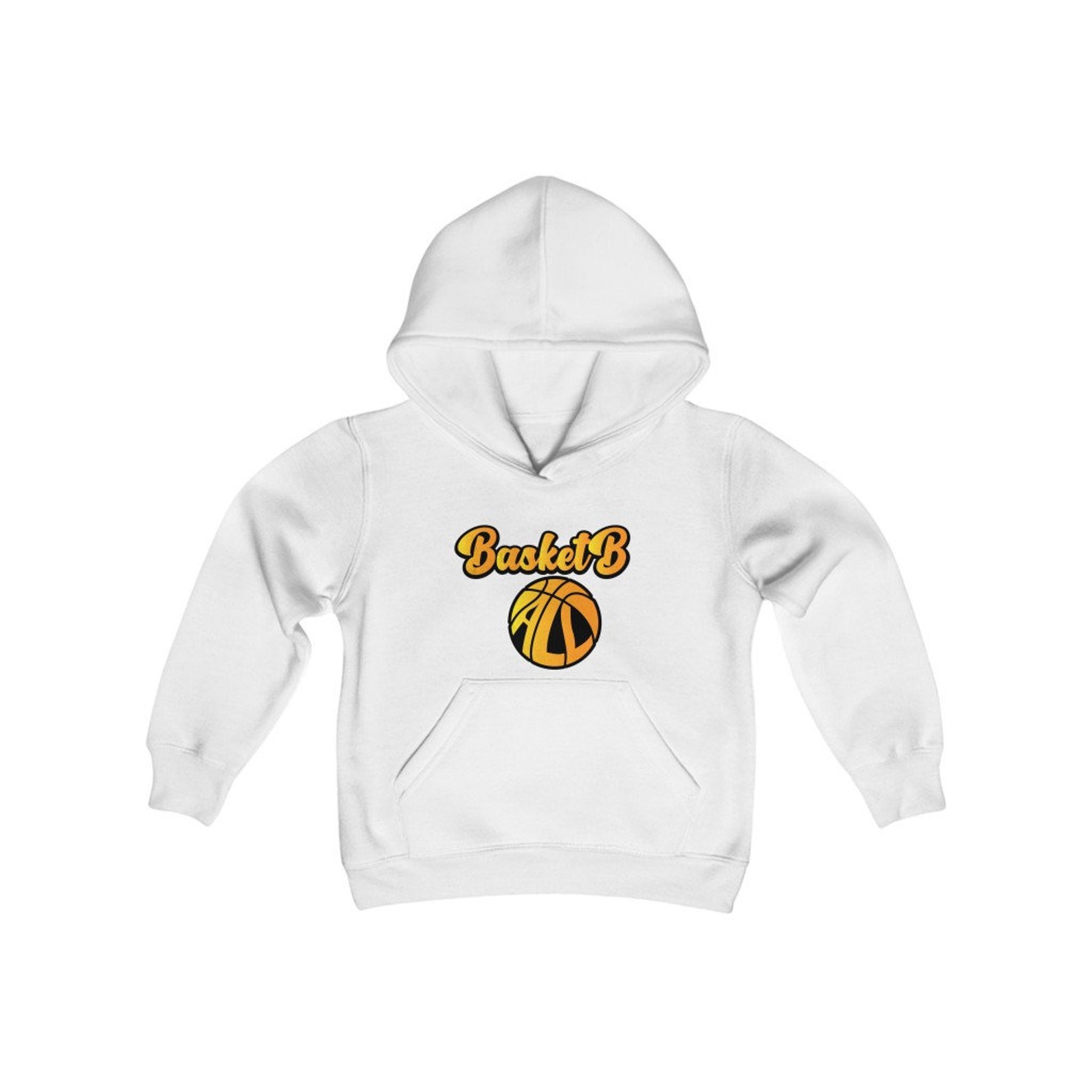Youth Basketball Hooded Sweatshirt | Etsy