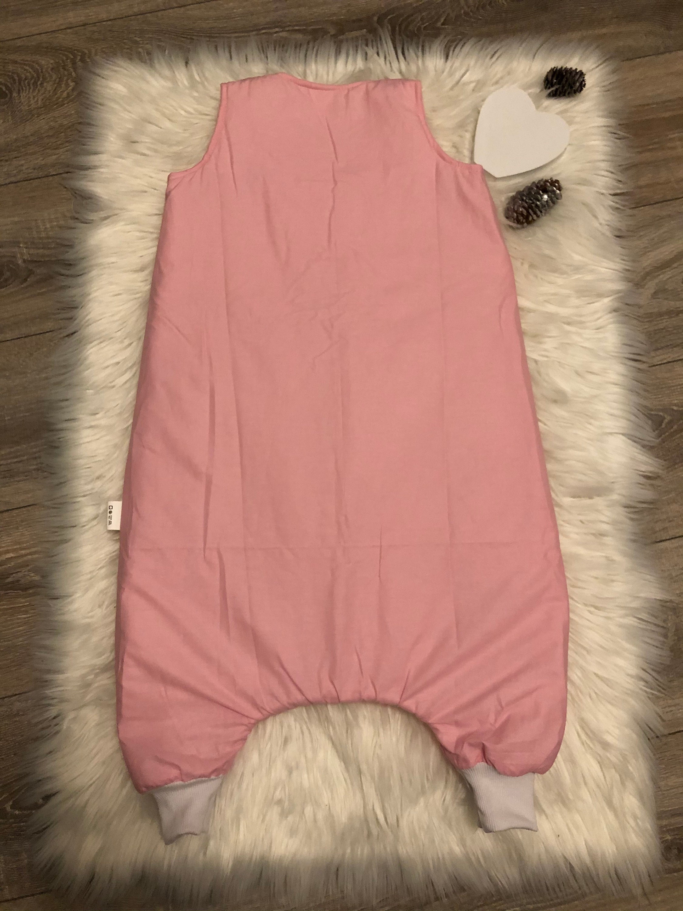 Yearround sleeping bag with legs Pink Etsy