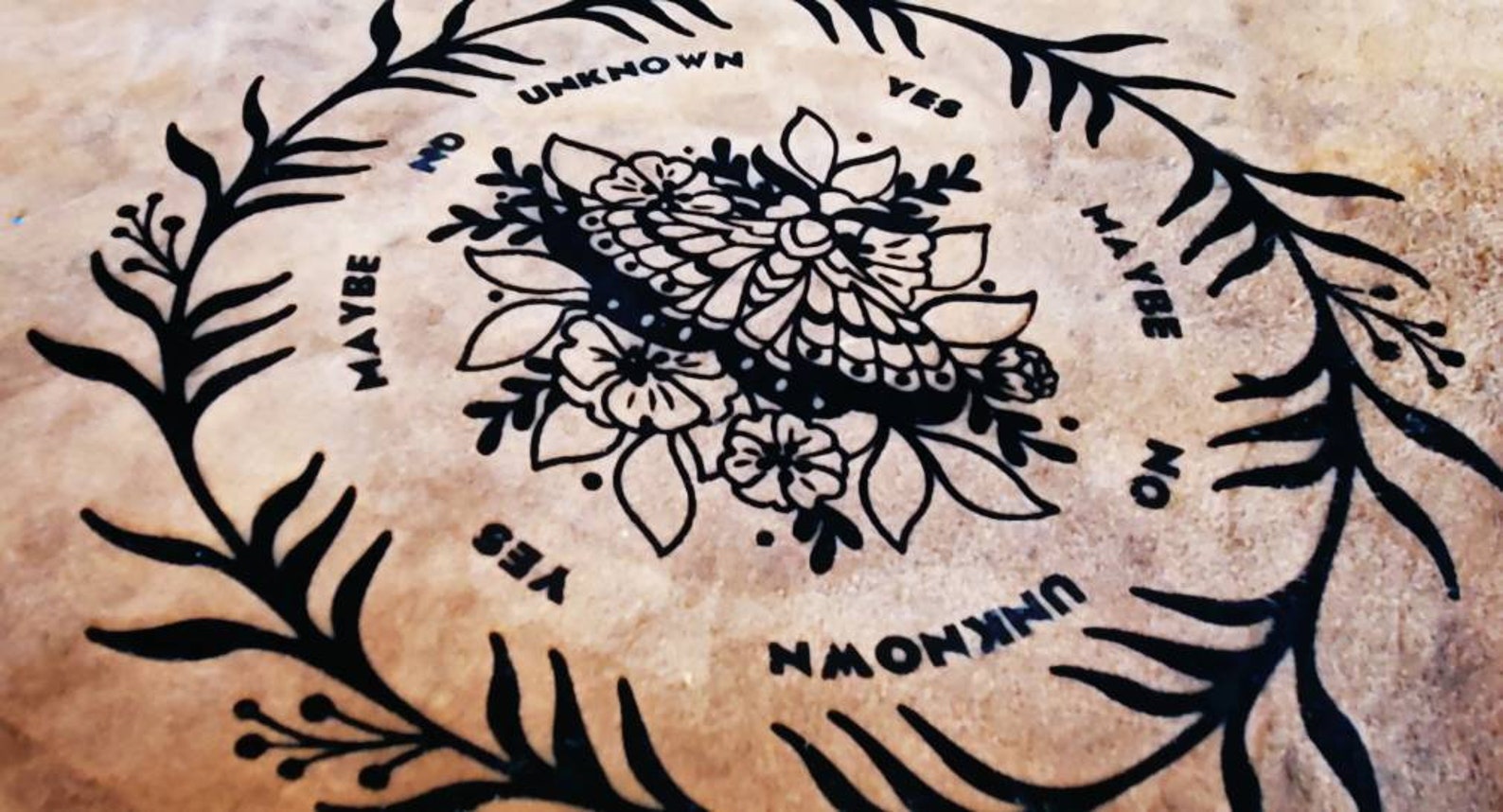 Divination Board Embroidery