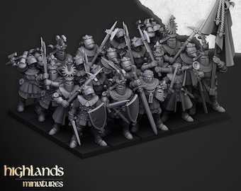 Knights of Gallia on Foot by Highlands Miniatures