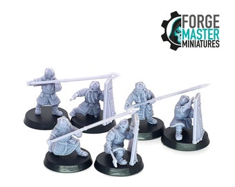 Zwergen-Groß-Speerwächter-Team der Saphire Ridges