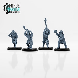 Orcs with Two-handed Axes by Medbury Miniatures