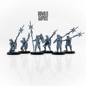Dragon Army Warriors with Pikes by Davale Games