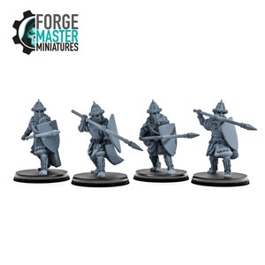 Druzhina With Spears by Medbury Miniatures