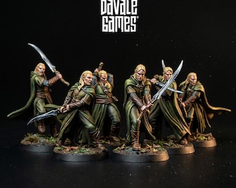 6 Galanthir Forest Guardian Swordman