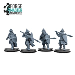 Druzhina mit Speeren von Medbury Miniatures