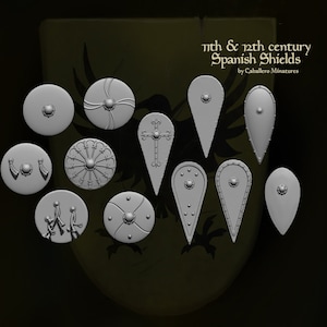 11th - 12th Century Spanish Shields