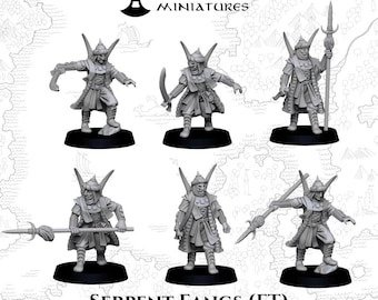Serpent Fangs on foot by Unreleased Miniatures