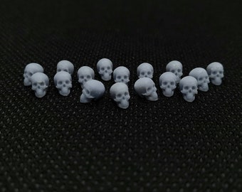 20 calaveras en miniatura