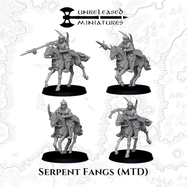 Serpent Fangs mounted by Unreleased Miniatures