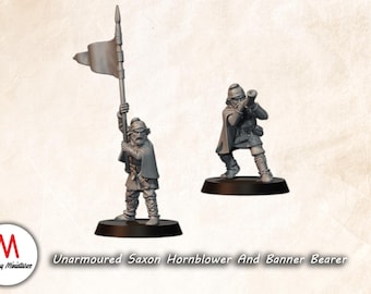 Saxon Hornblower and Banner Bearer
