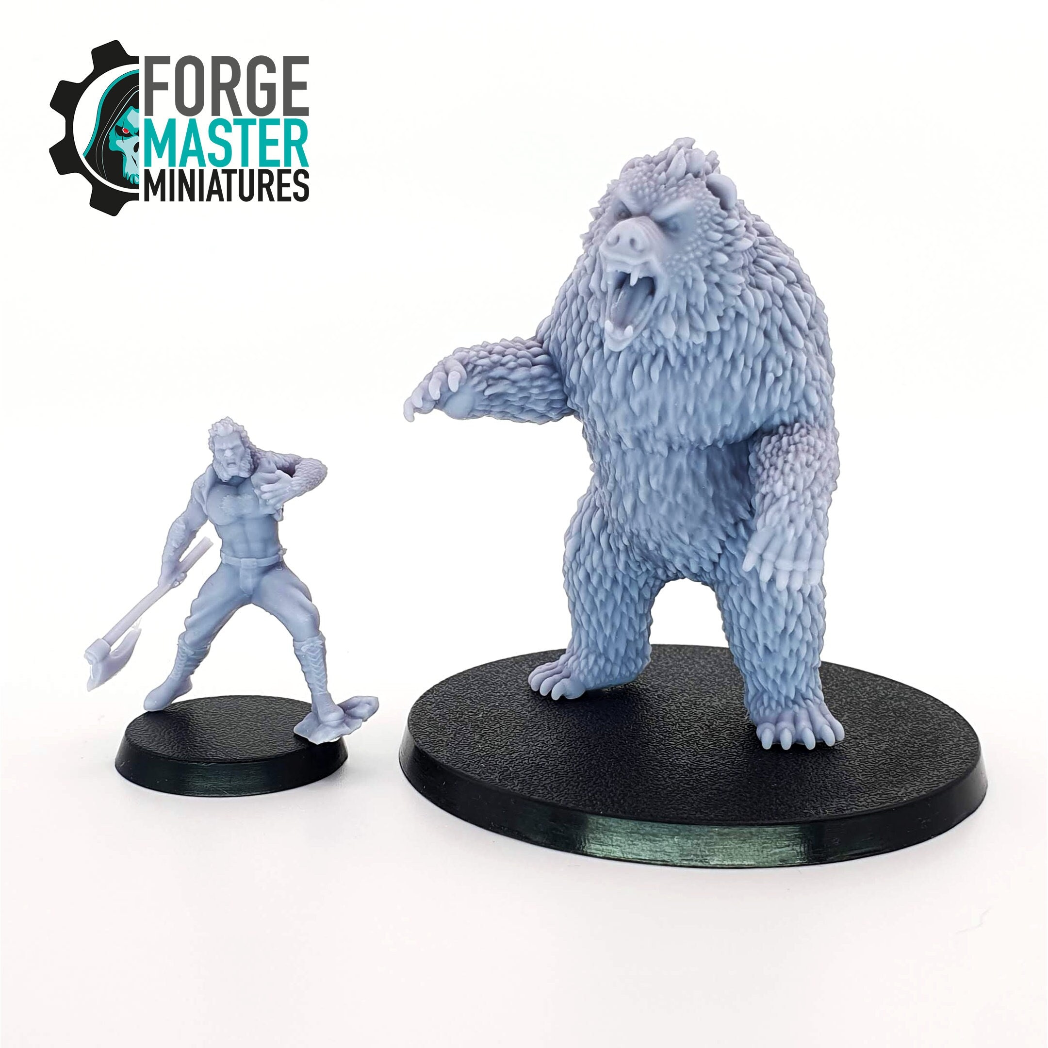 Werebear Size Example Werebear and Human Form - Etsy