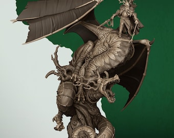 Feral Elf Prince on Feral Dragon