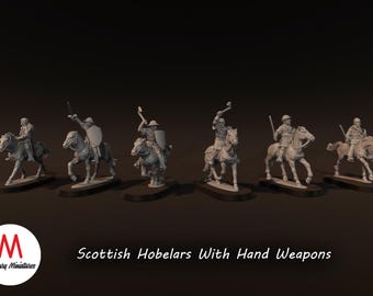 Scottish Hobelars with Hand Weapons