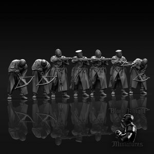 13th century Teutonic Crossbowmen by Black Knight Miniatures