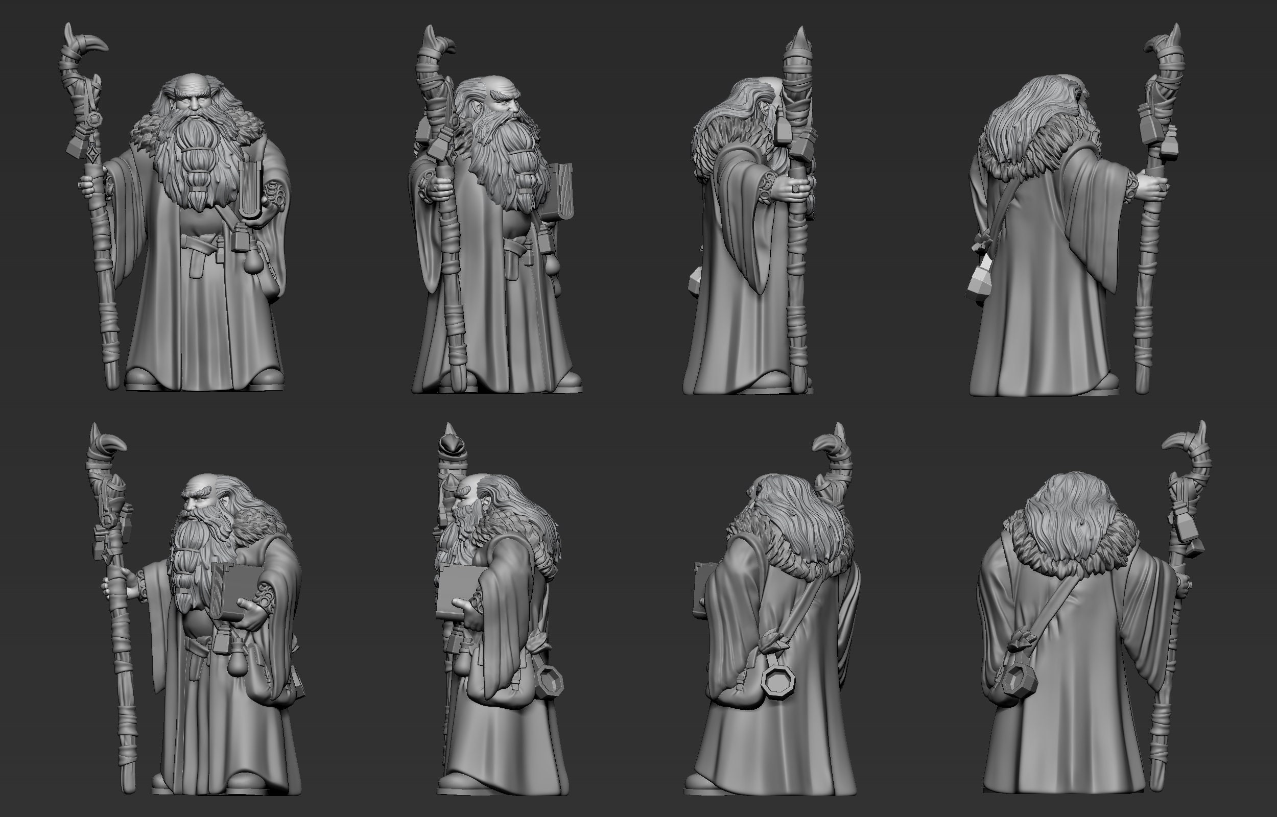 Flea Stonestaff Dwarf Wizard Loremaster - Etsy Israel