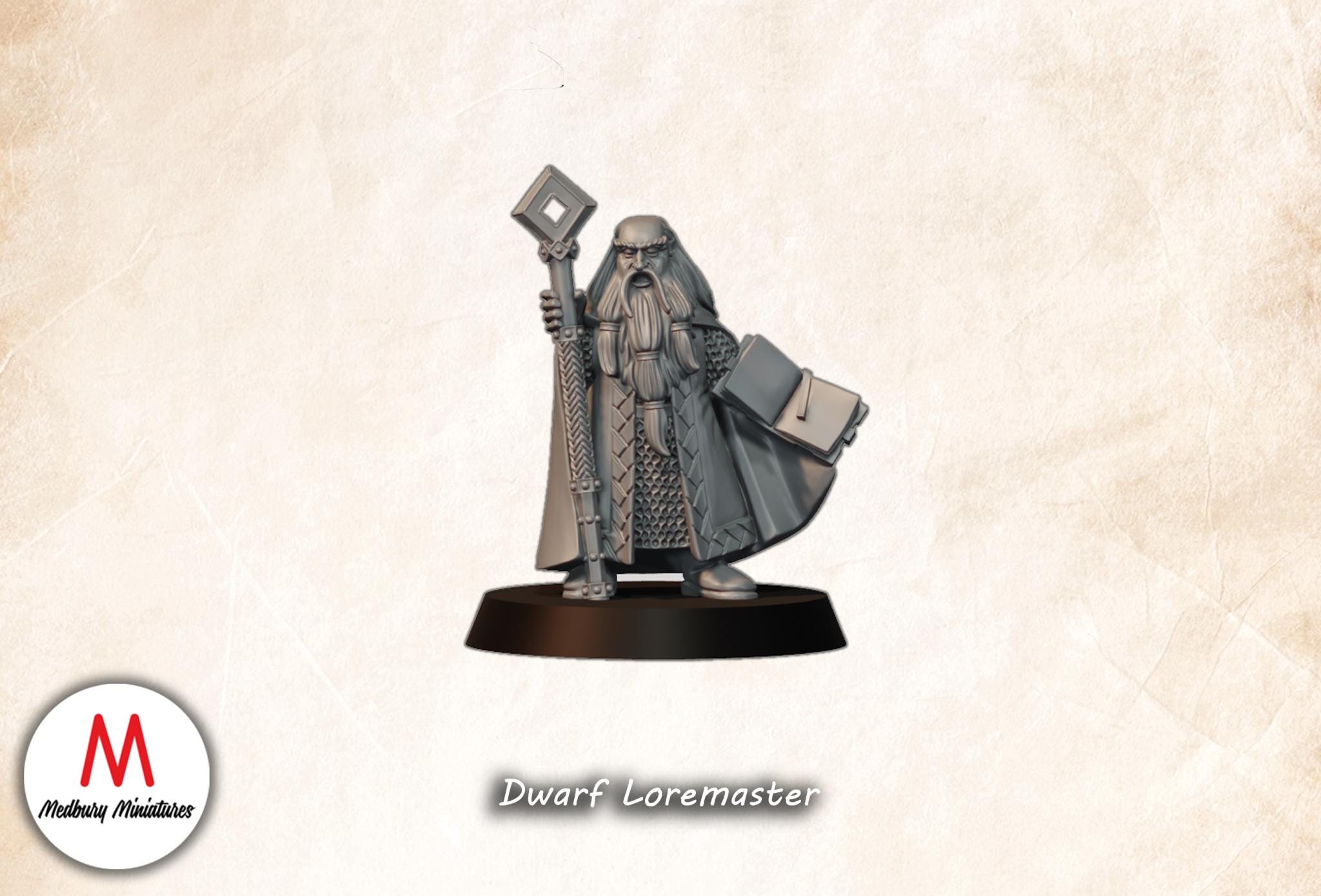 Dwarf Loremaster - Etsy