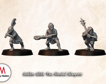 Goblins with Two-handed Weapons