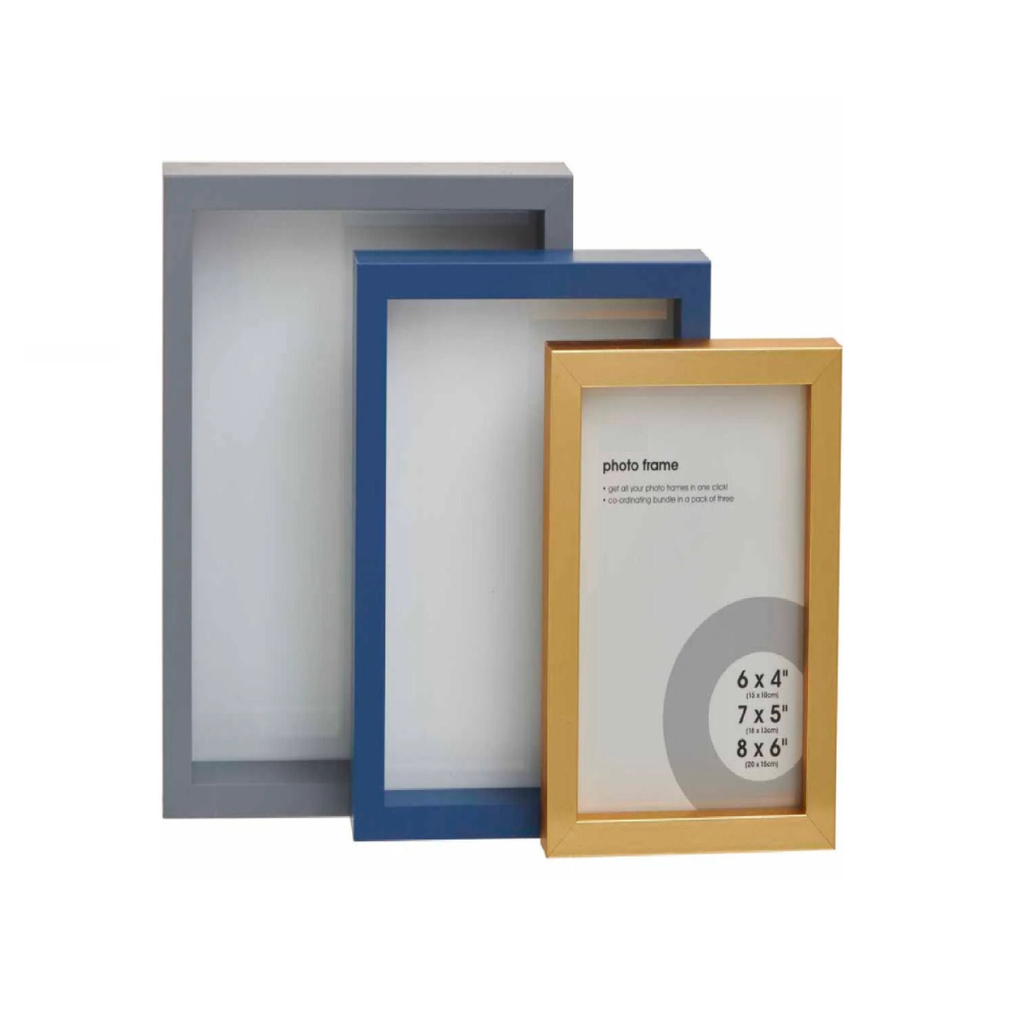 3 Pack Multi Photo Frame Photo Frames Set Picture Frame Etsy