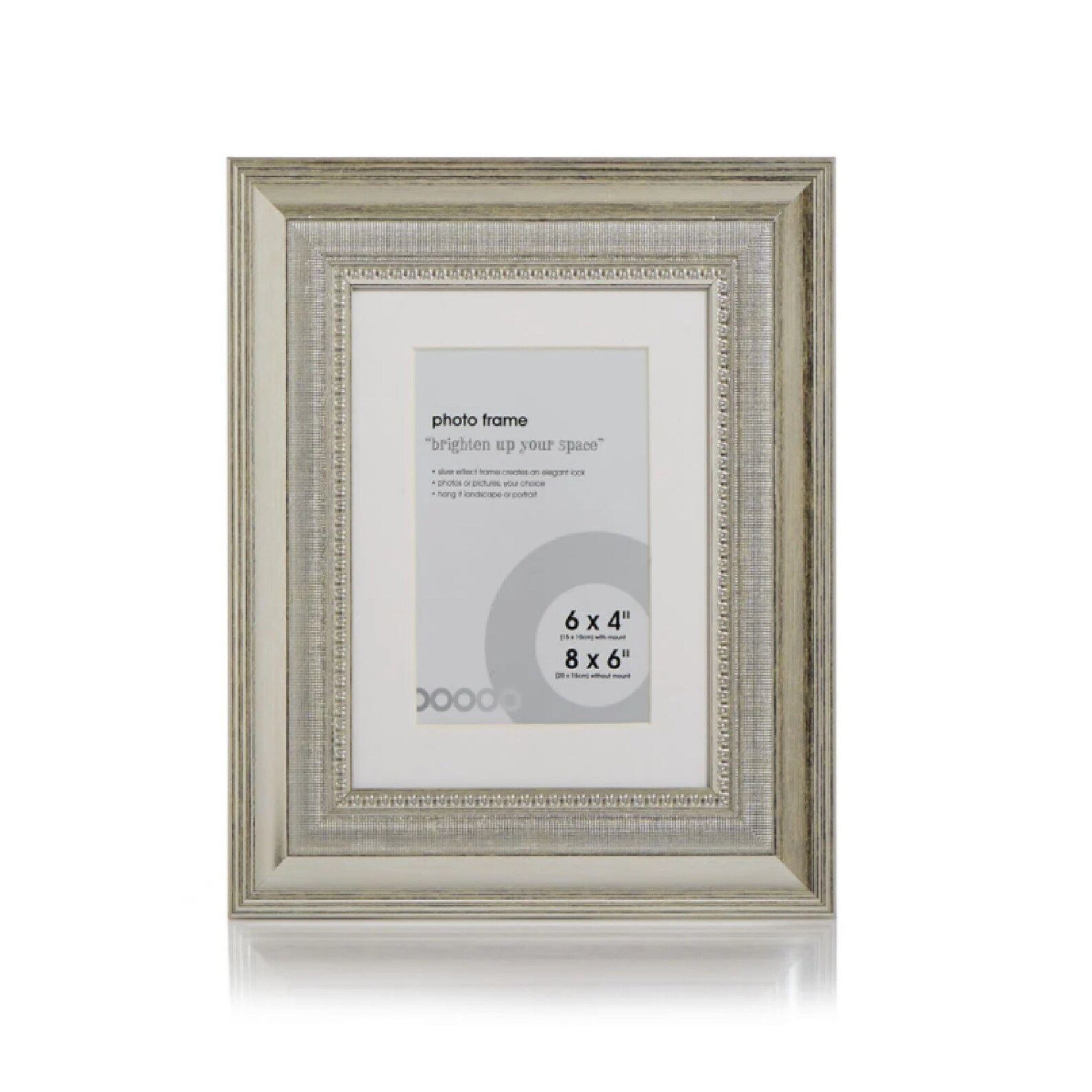 Dorchester Silver Mounted Picture frame Glass Covered Photo Etsy