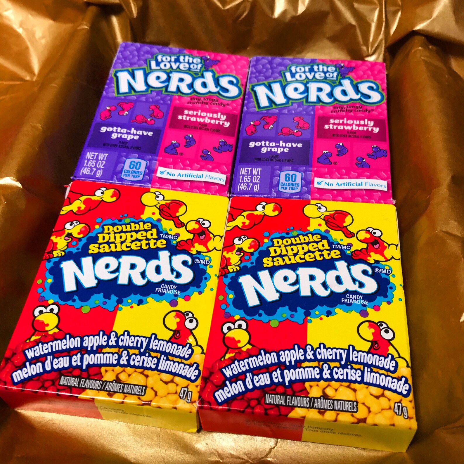 X4 Gift Box Nerds American Candy X2 Flavours Nerds Lover | Etsy UK