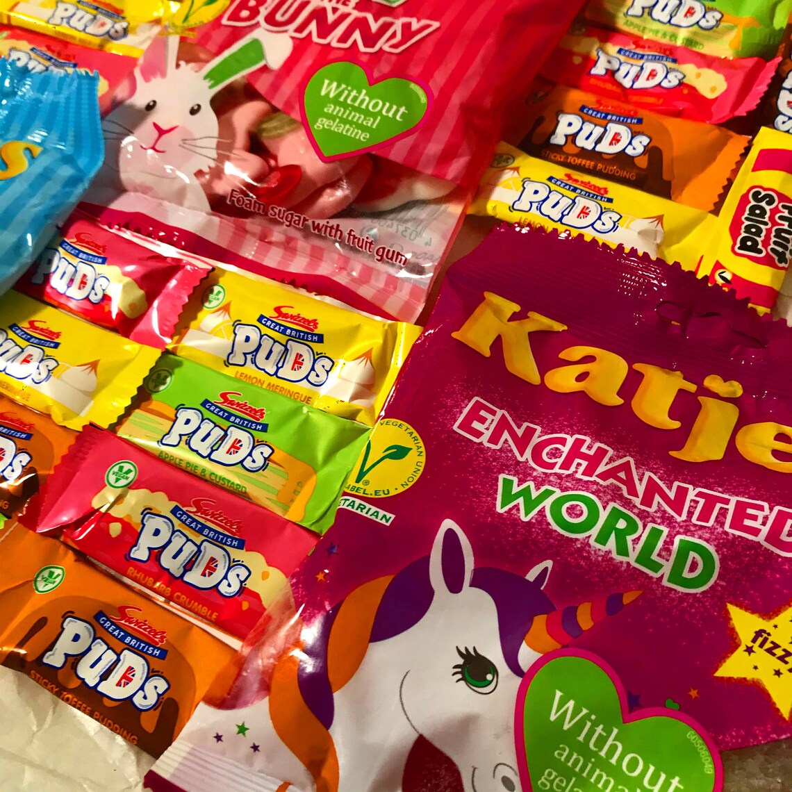 Vegan Packaged Sweet Candy Treat Box Letterbox Sweet Selection Etsy