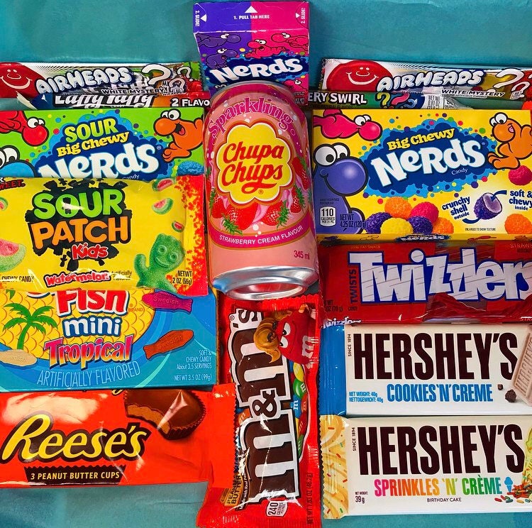 MYSTERY SWEET BOX / World Candy Box Sweets and Chocolates Etsy Ireland