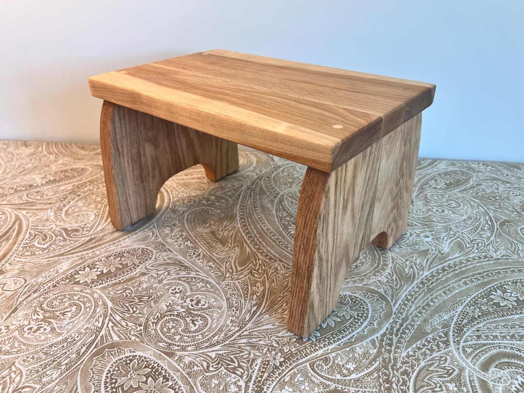 Step Stool - Red Oak With Hickory Step Stool - Etsy