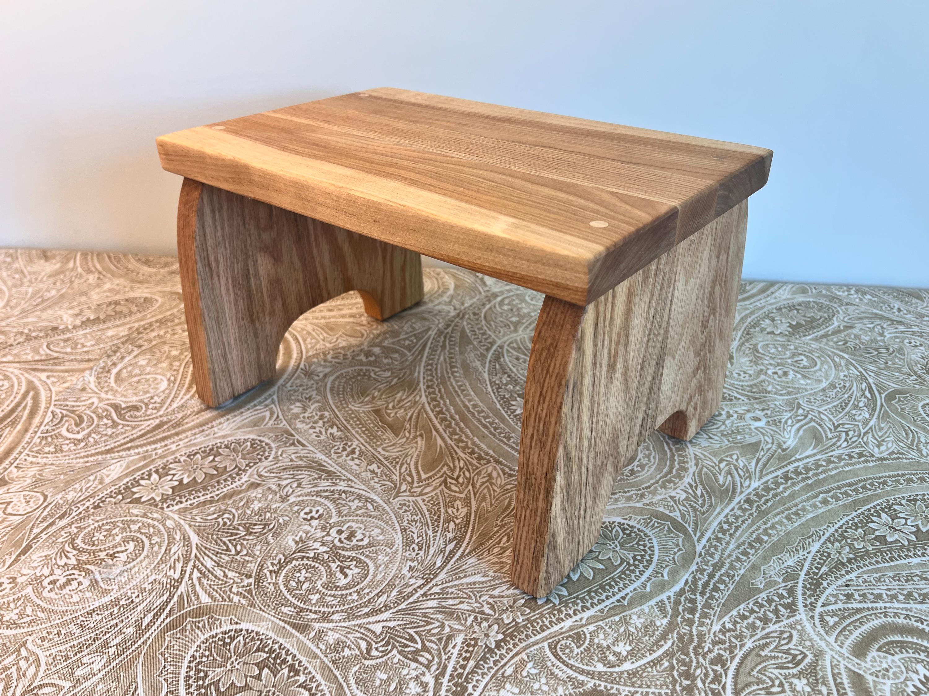 Step Stool - Red Oak With Hickory Step Stool - Etsy