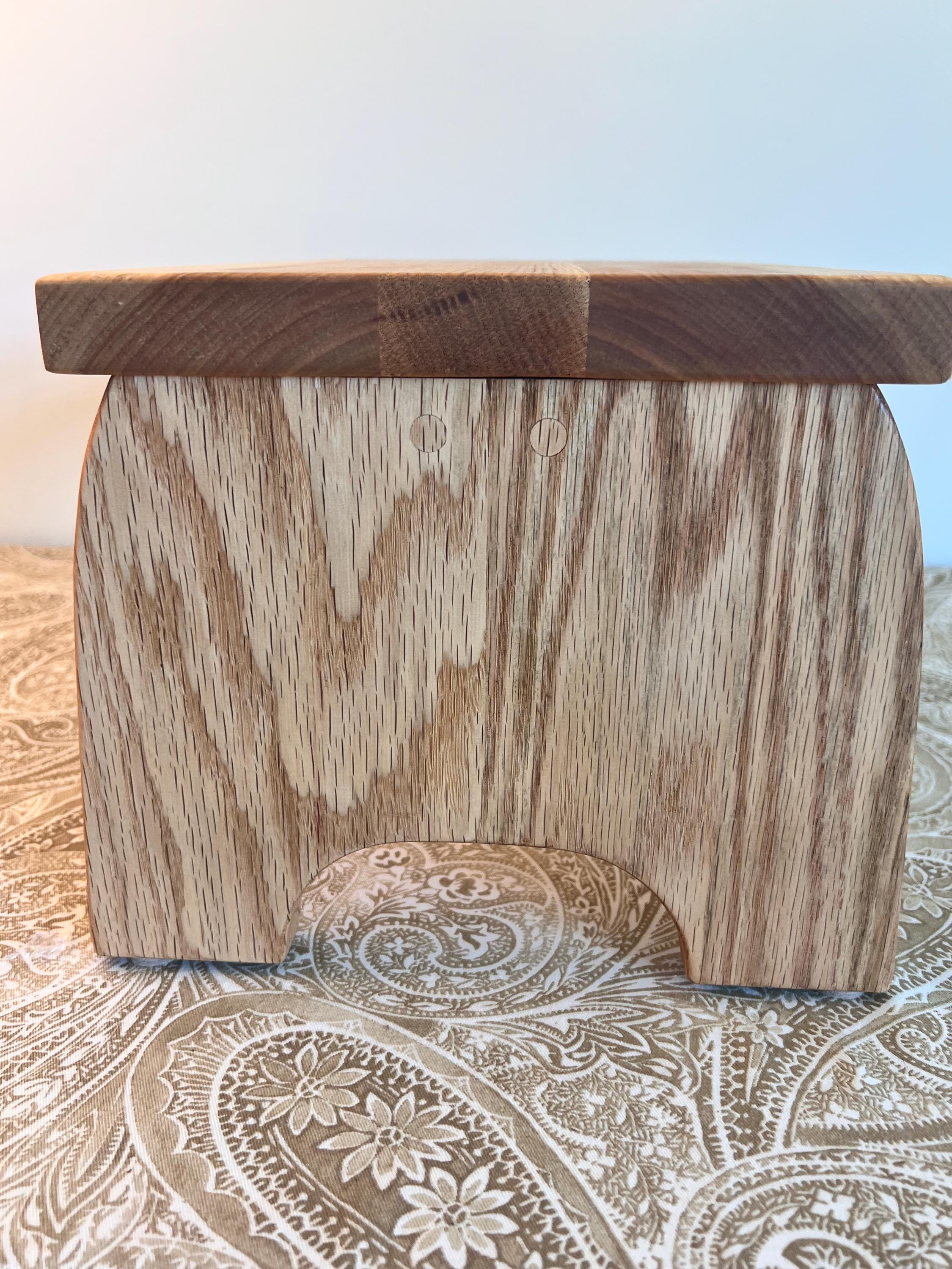 Step Stool - Red Oak With Hickory Step Stool - Etsy