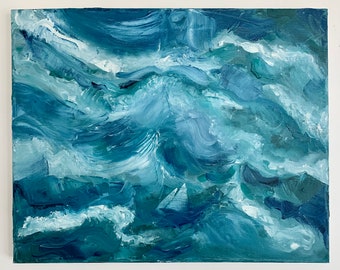 Summer Storm Oil Painting