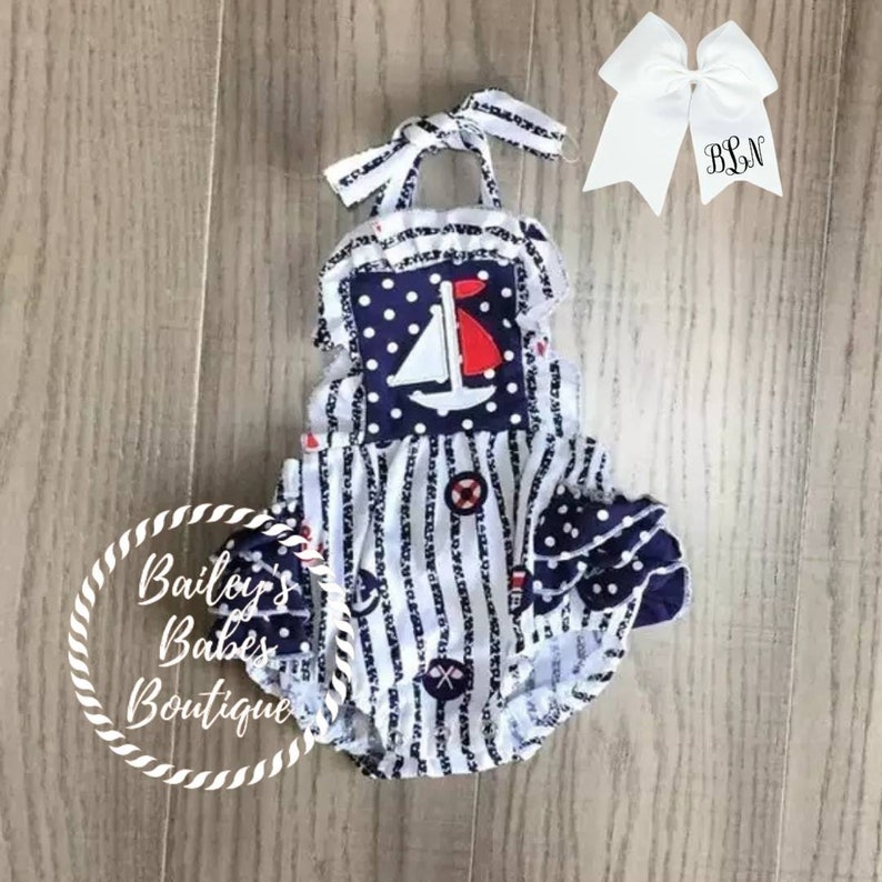 PREORDER Nautical romper