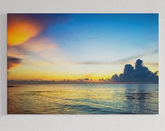 Morning Waves Photography Print - Signed Ocean Sunrise Artwork